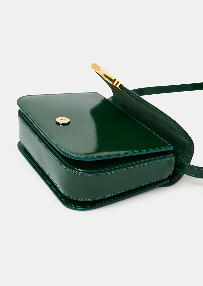 Sac 8 Bisvert émeraude en cuir