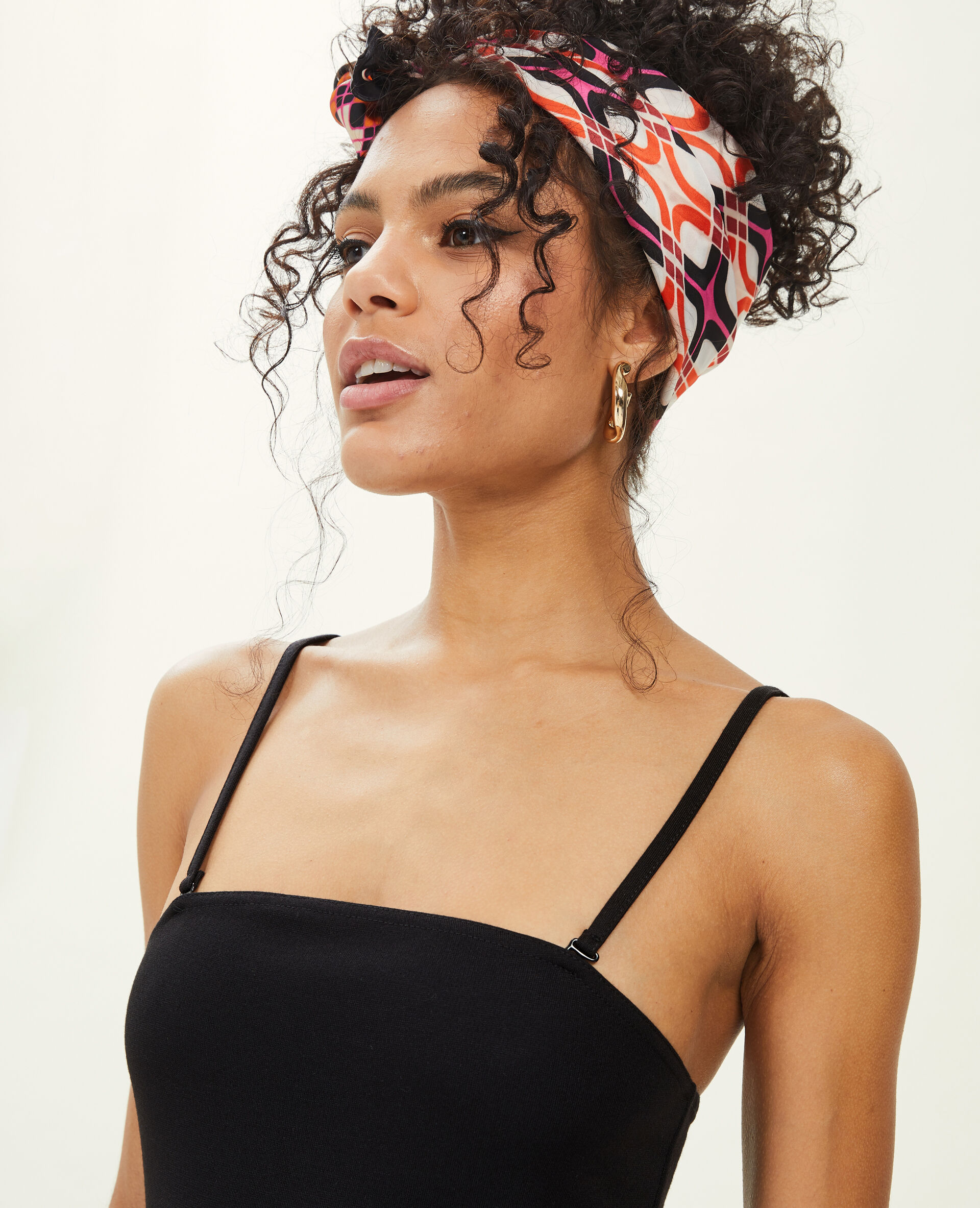 Robe moulante midi - Noir