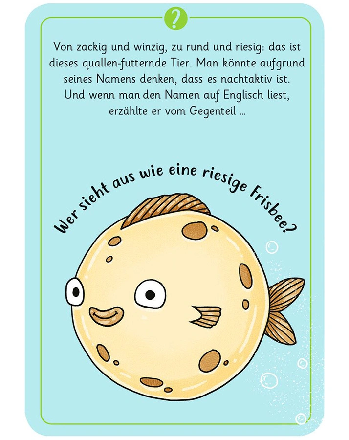 Quizspiel 50 WUNDERSAME TIERRÄTSEL - MEER UND STRAND