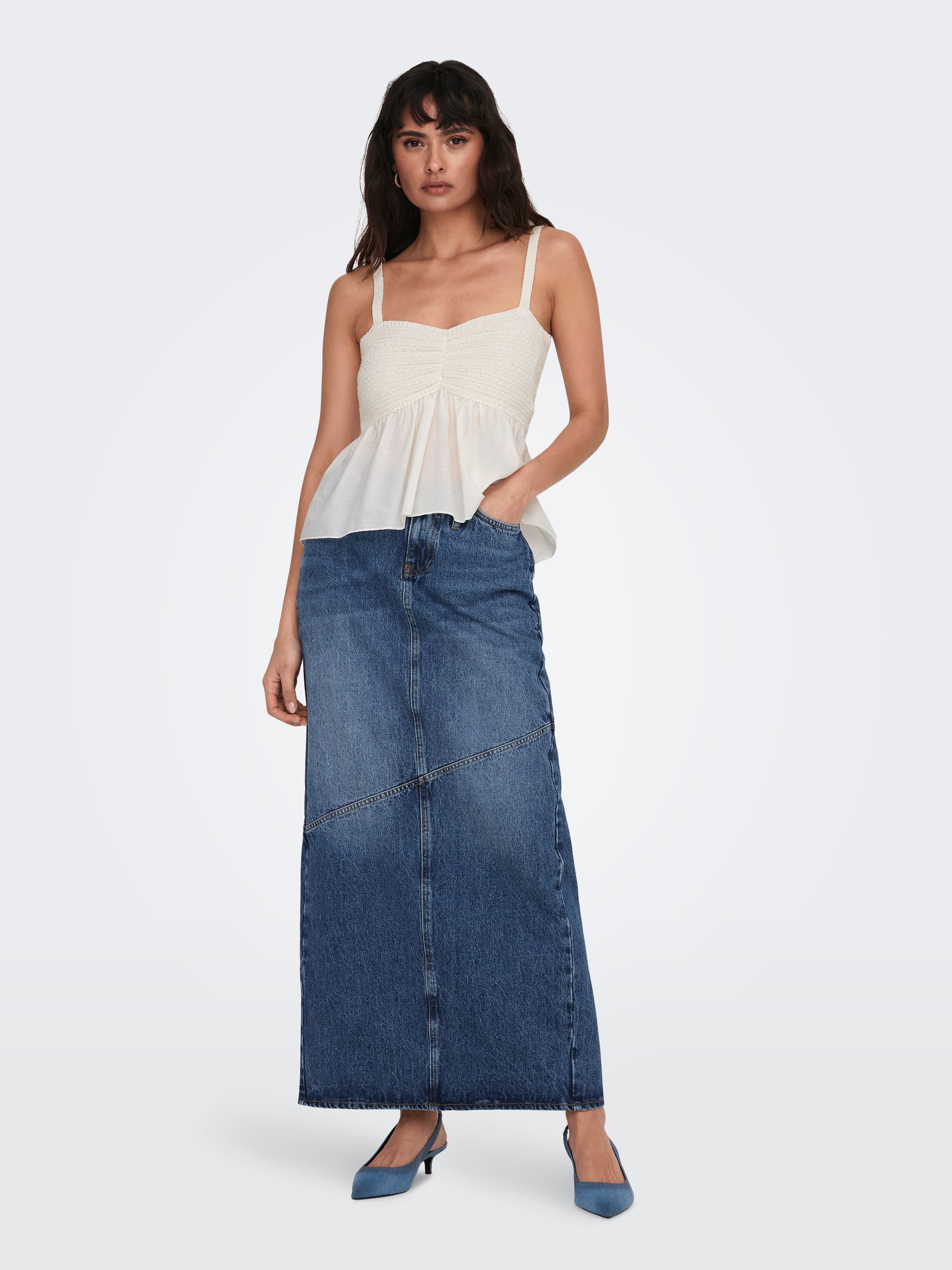 ONLMAREA Jeansrock Medium Blue Denim