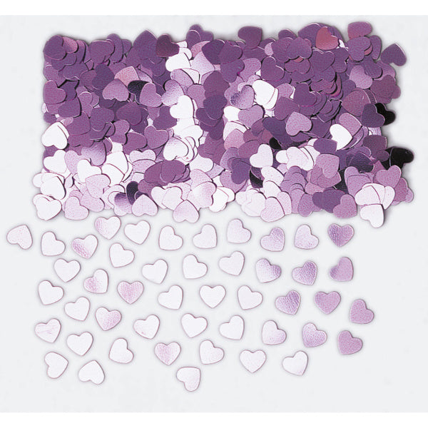 Confetti Hartjes Paars 14g