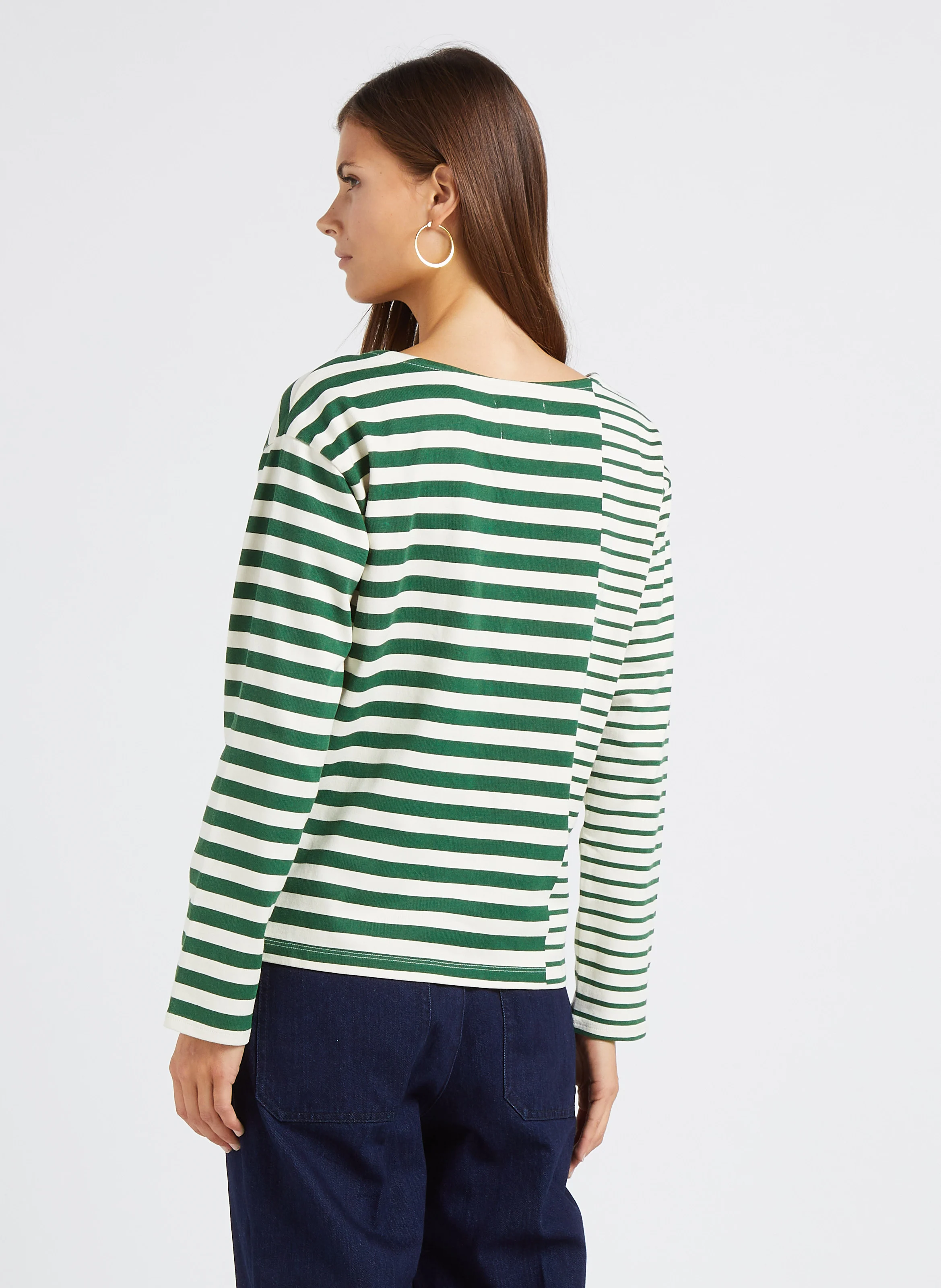 THILL - Tee-shirt col rond rayé | Vert