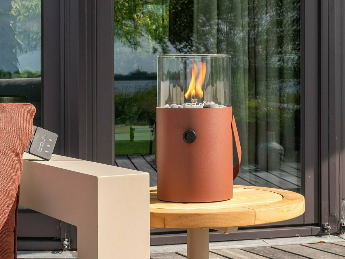 Cosi Fires Cosiscoop Original gaslantaarn - Terra Brown