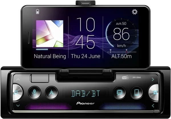 Pioneer SPH-20DAB - Bil - digital modtager - in-dash - Single-DIN - 50 watt x 4