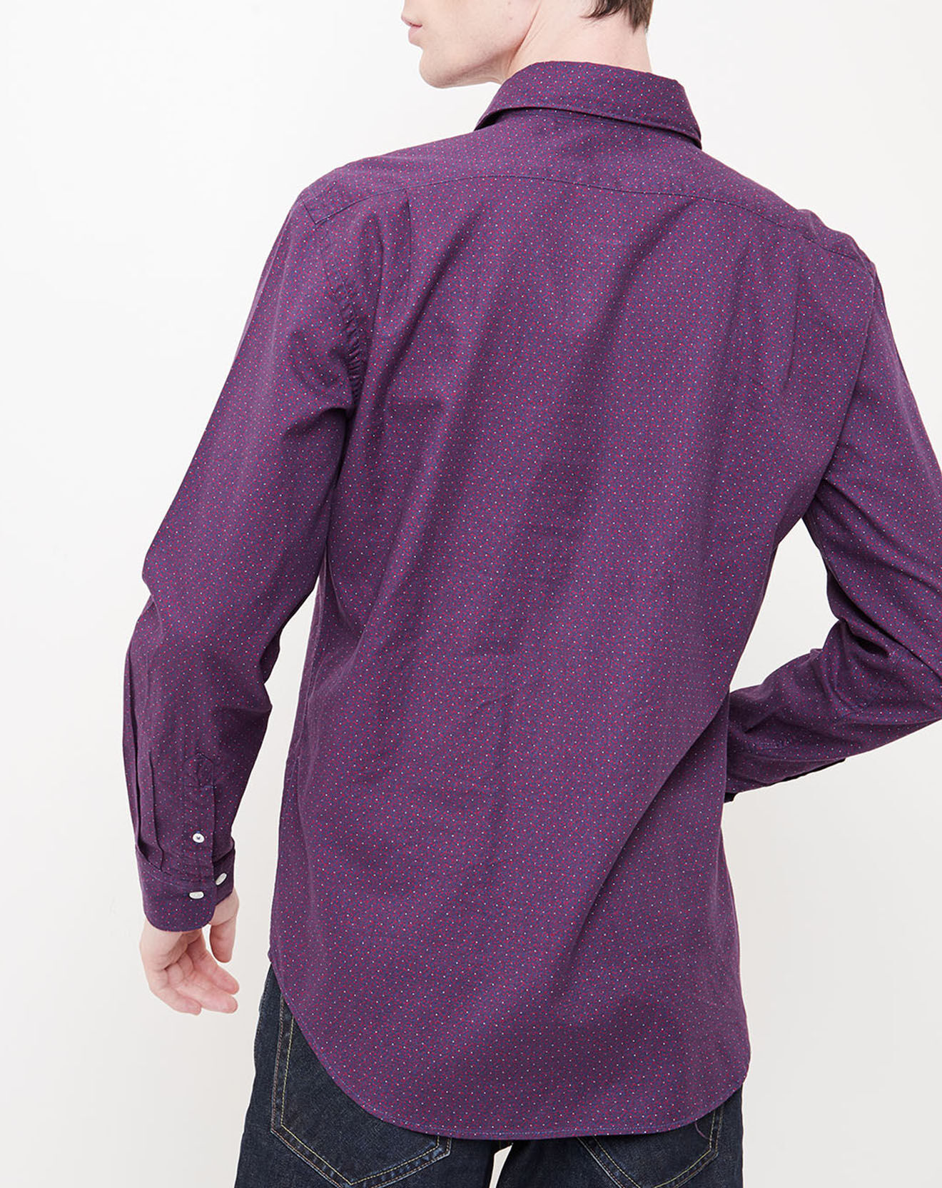 Hartford Chemise Regular Penn imprimée violette