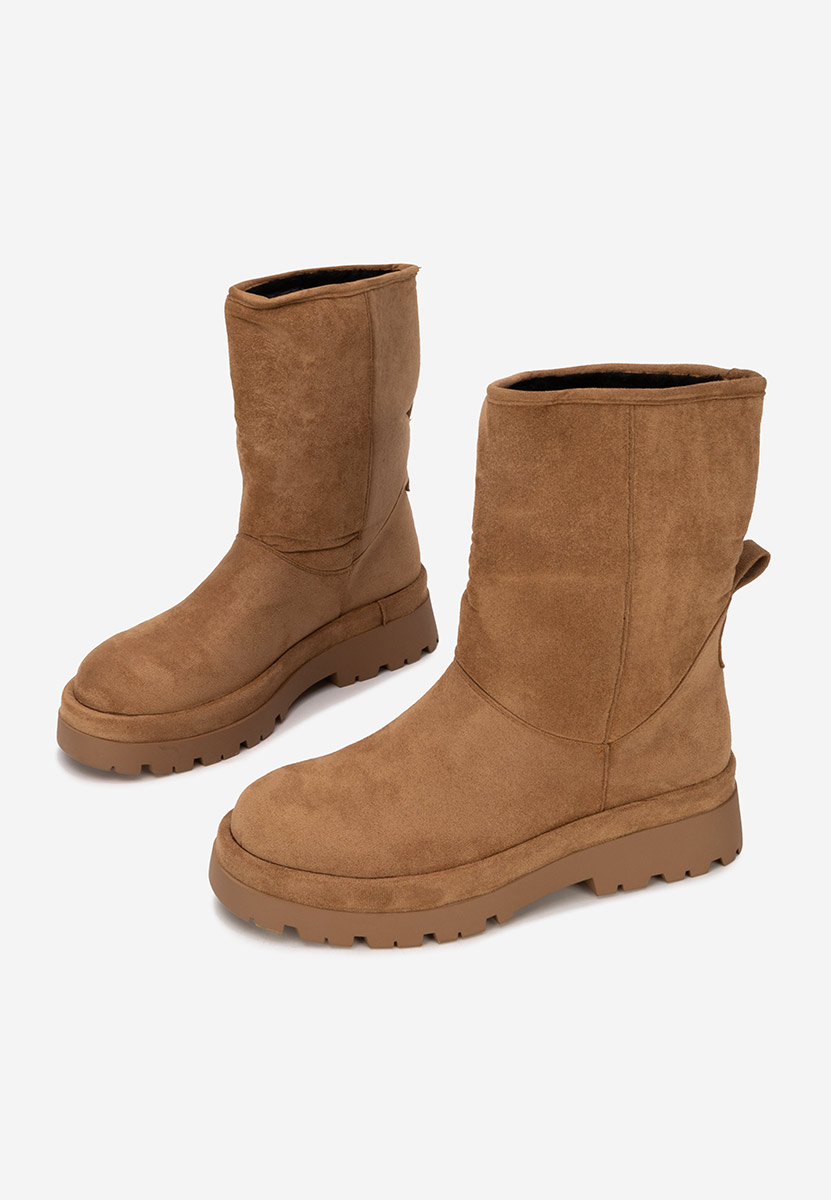 Bottes fourrées femmes chameau Tenderly V2