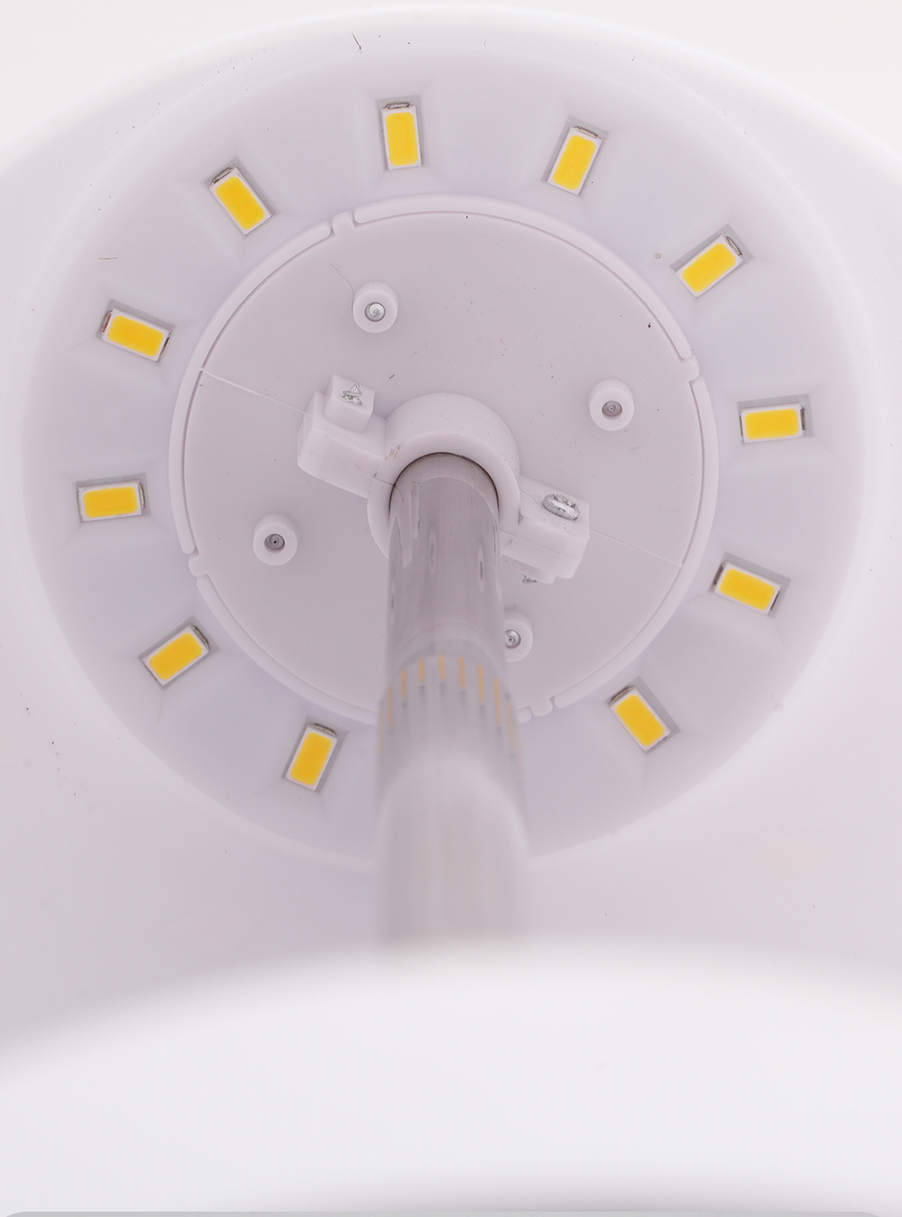 LED Teleskop Akku Tischleuchte Home Deko Nachttisch Lampe Kabellose Beleuchtung mit Touch Steuerung - Weiss