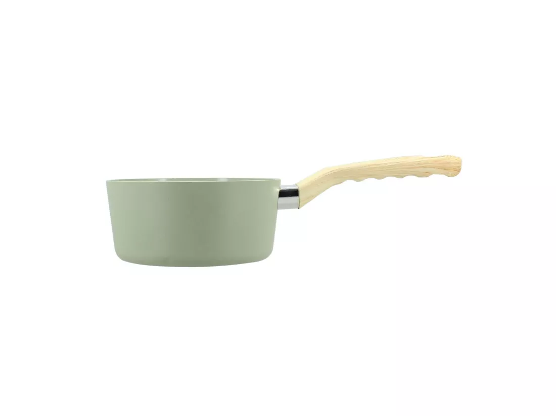 Menastyl - Casserole 16cm Colorama Celadon- En Aluminium - Revetement Antiadhesif En Ceramique