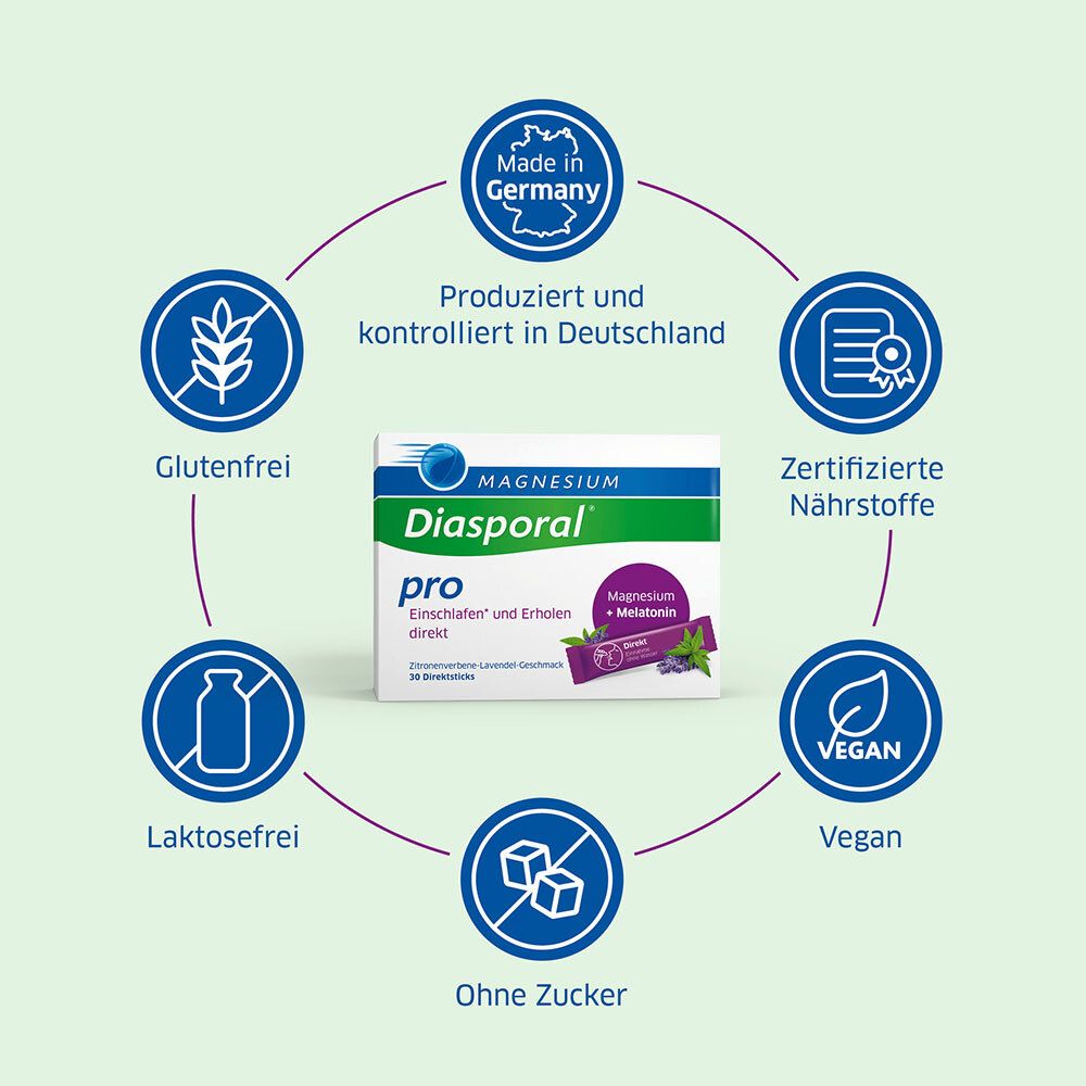 Magnesium-Diasporal® Pro Einschlafen* und Erholen direkt, Direktgranulat