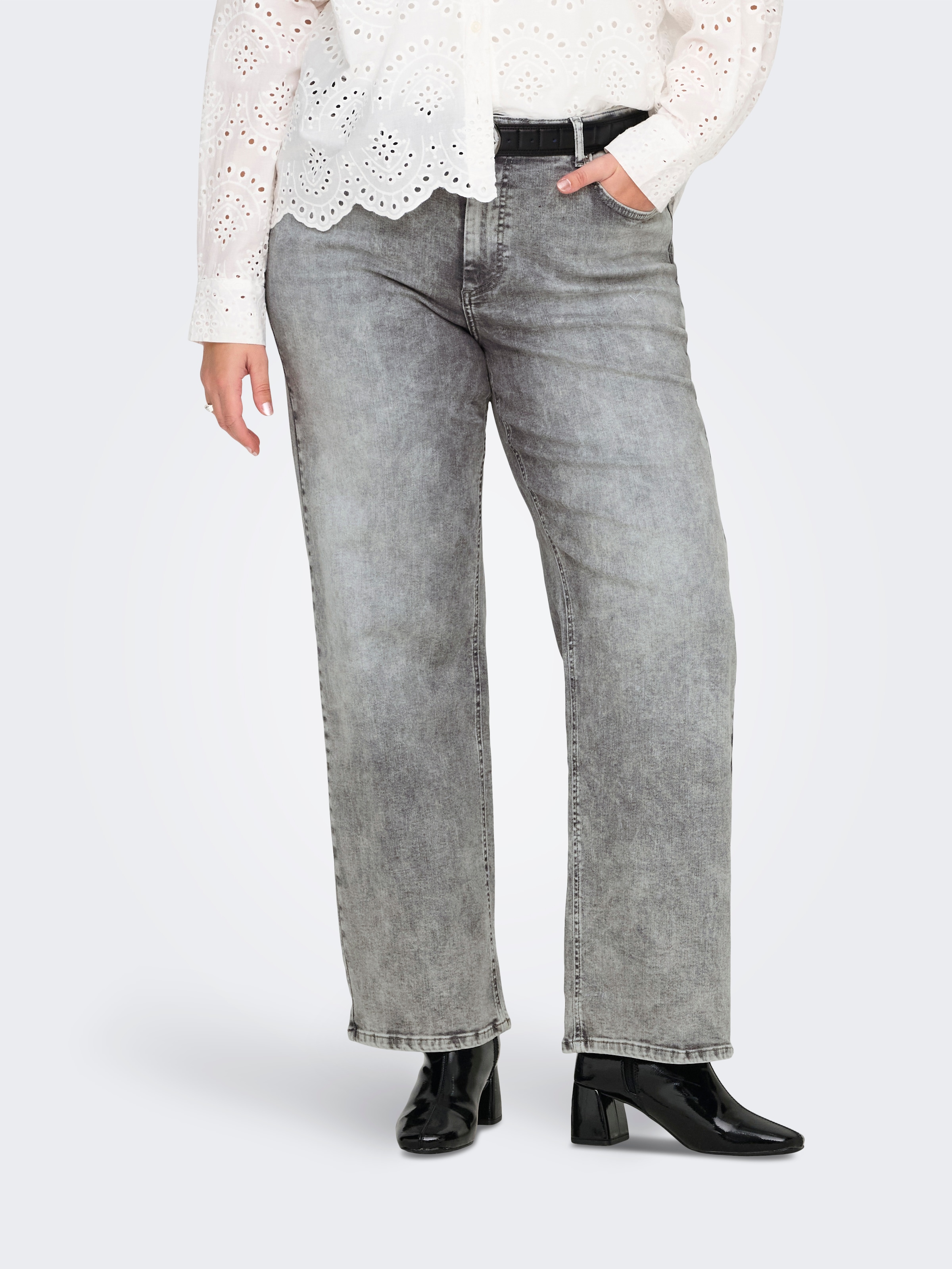 ONLY CARMAKOMA High-waist-Jeans »CARWILLY HW WIDE DNM TAI0918«