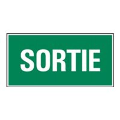 Pickup - Panneau de signalisation - 300 x 150 mm - Sortie