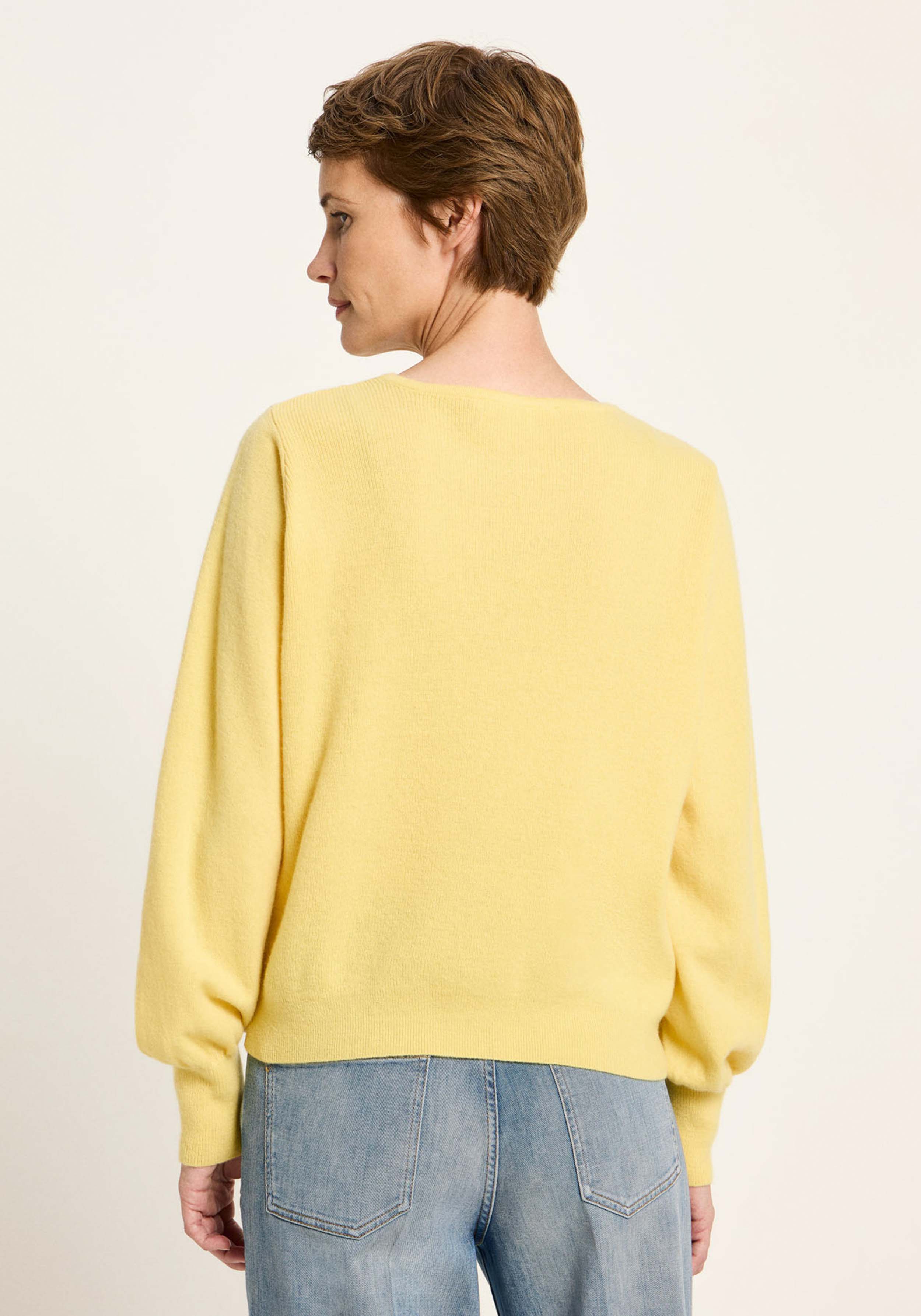 Lanius Rundhalspullover Yellow