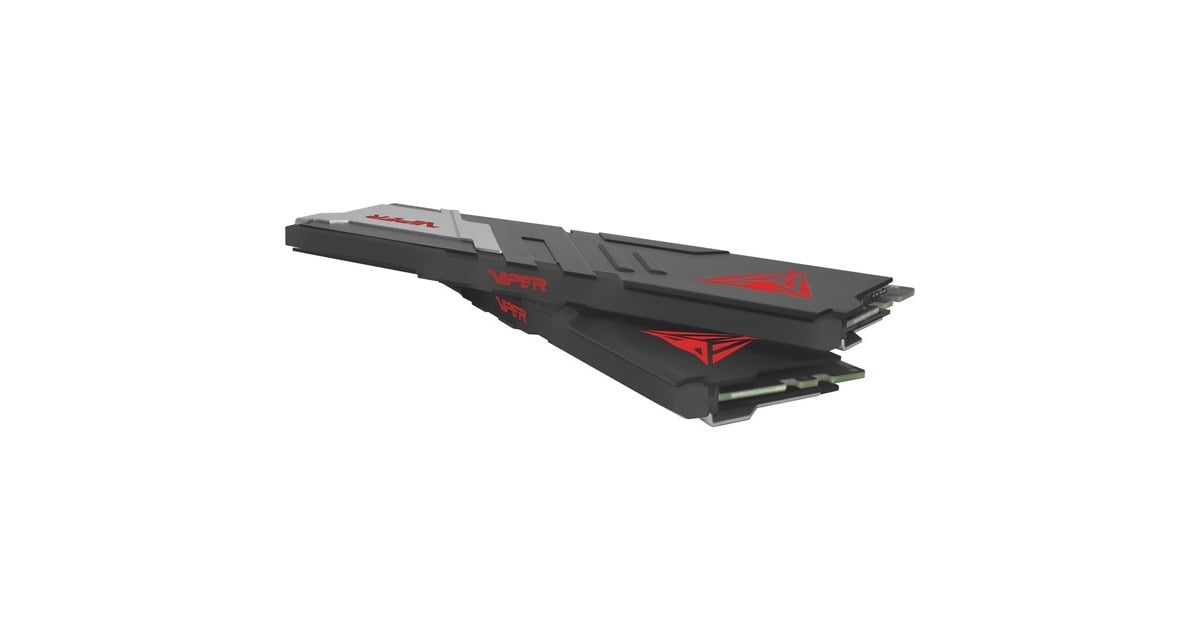 Patriot32 GB DDR5-6000 (2x 16 GB) Dual-Kit werkgeheugen  (Zwart, PVV532G600C30K, Viper Venom, XMP 3.0, EXPO)