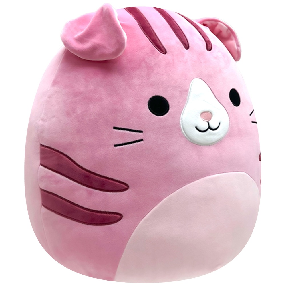 Original Squishmallows 40cm Geraldine die rosa Scottish Fold Katze Plüschtier