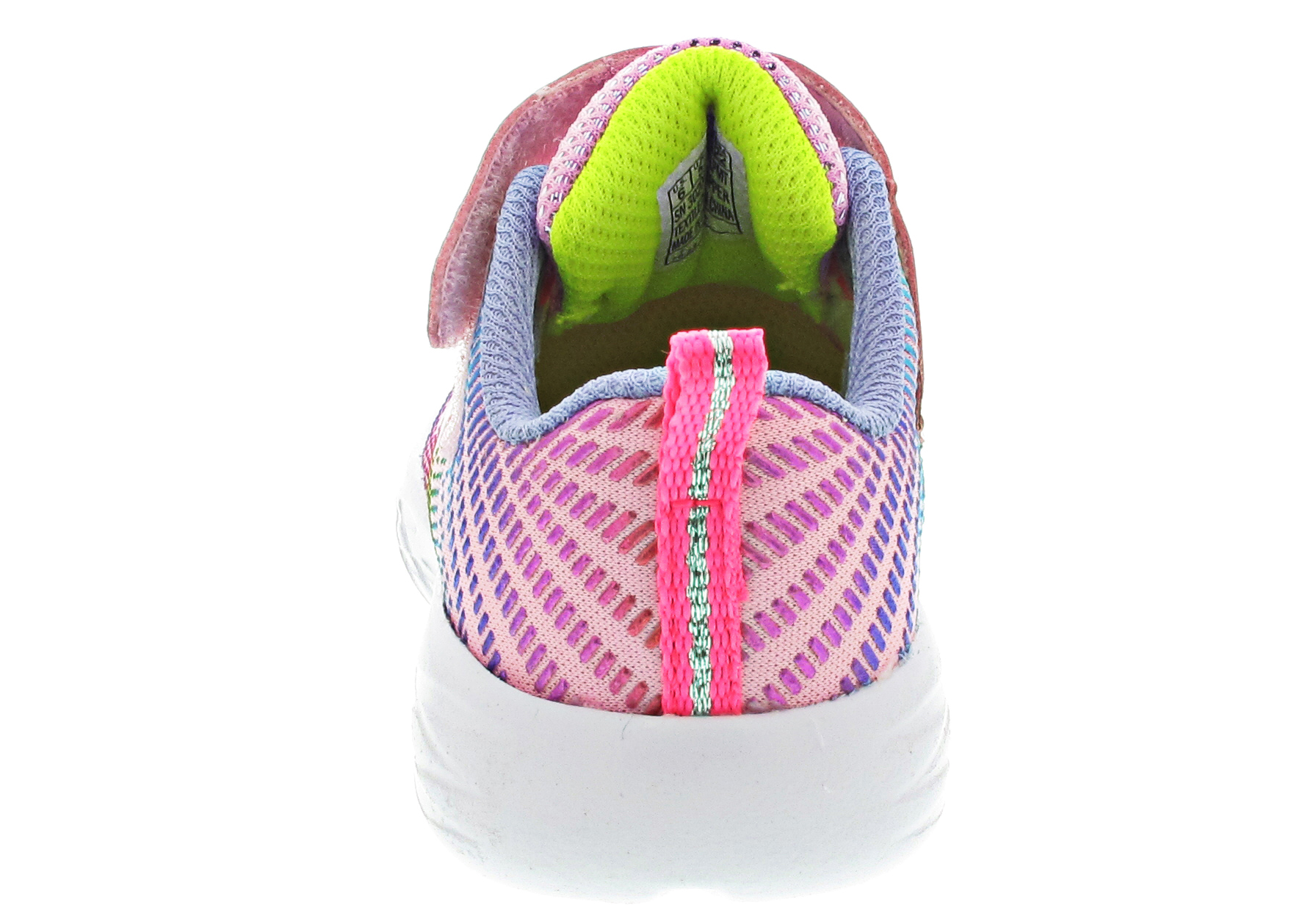 Skechers Go Run 600 Shimmer Speede Klettlauflernschuh rosa