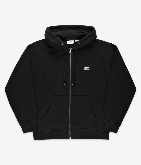 Obey Established Works Eye Zip-Hoodie (black)