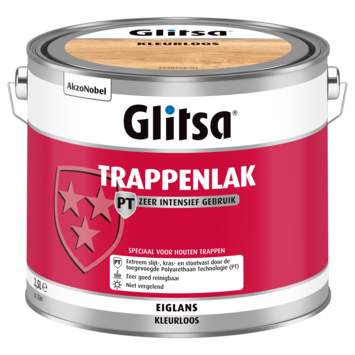 Glitsa trappenlak eiglans blank intensief gebruik 2,5 l