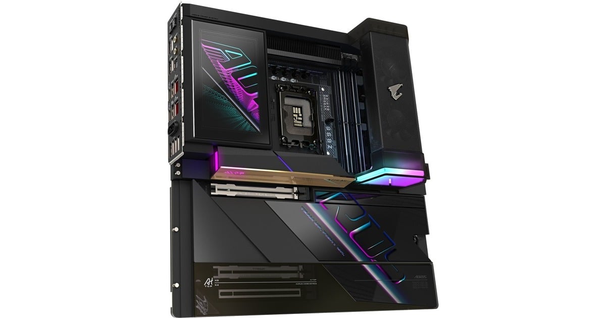 GIGABYTEZ890 AORUS XTREME AI TOP socket 1851 moederbord  (RAID, 2x 10Gb-LAN, Wi-Fi 7, BT, Sound, E-ATX)
