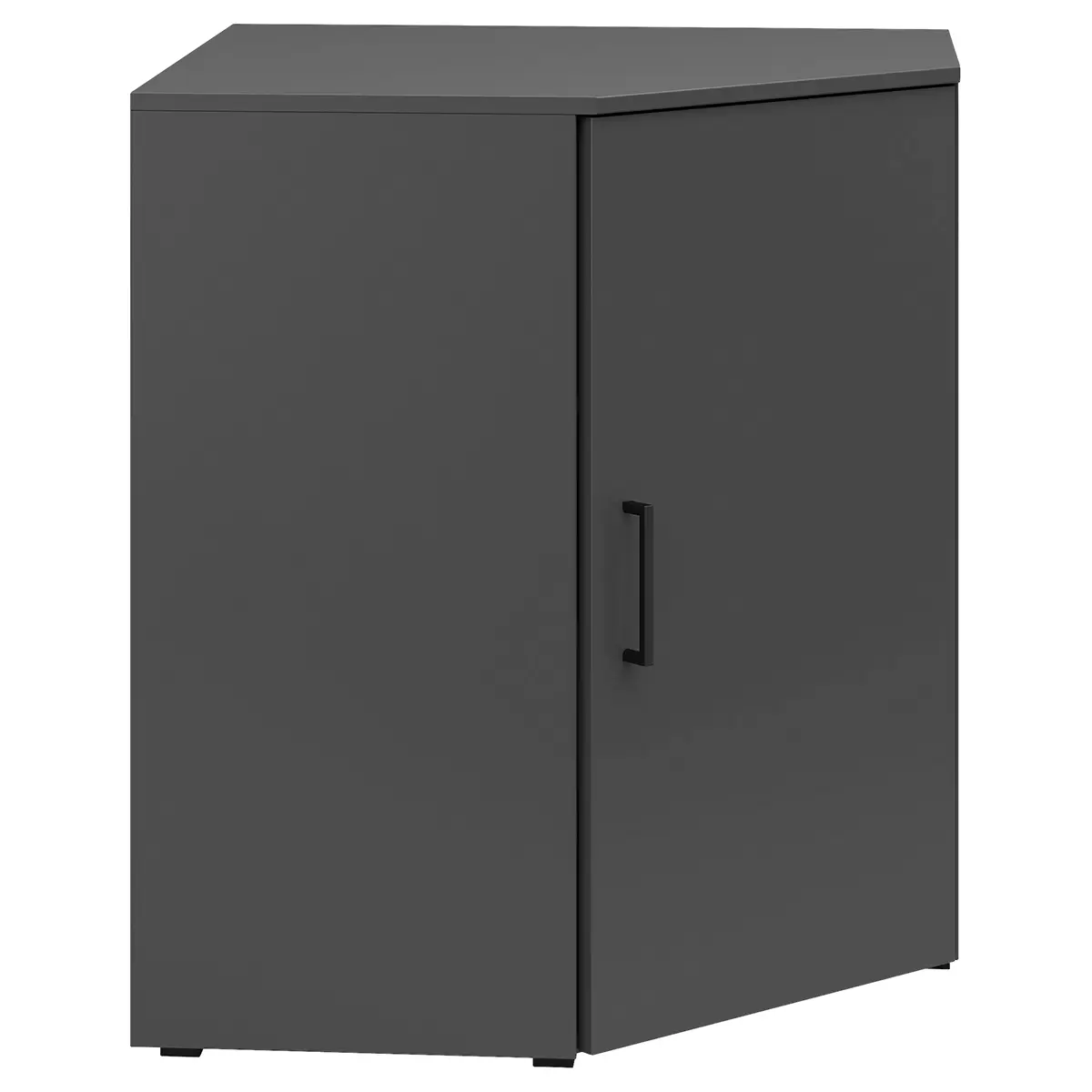 Eckkommode Cabinet Anthrazit
