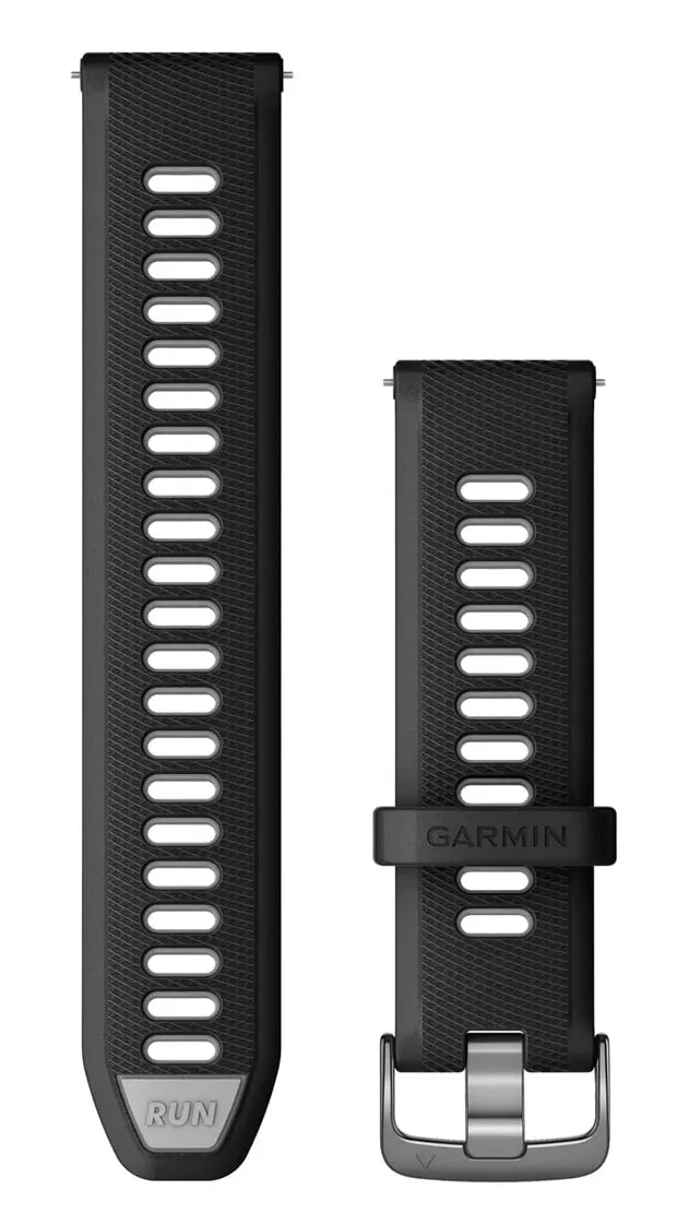 Garmin Hurtigutløsningsremmer (22 Mm) Sort/puddergrå Med Skifergrå Anordning