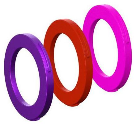 Kit d'Oeillets Magura Etrier 4 Pistons Violet / Rouge / Rose Fluo (x12)