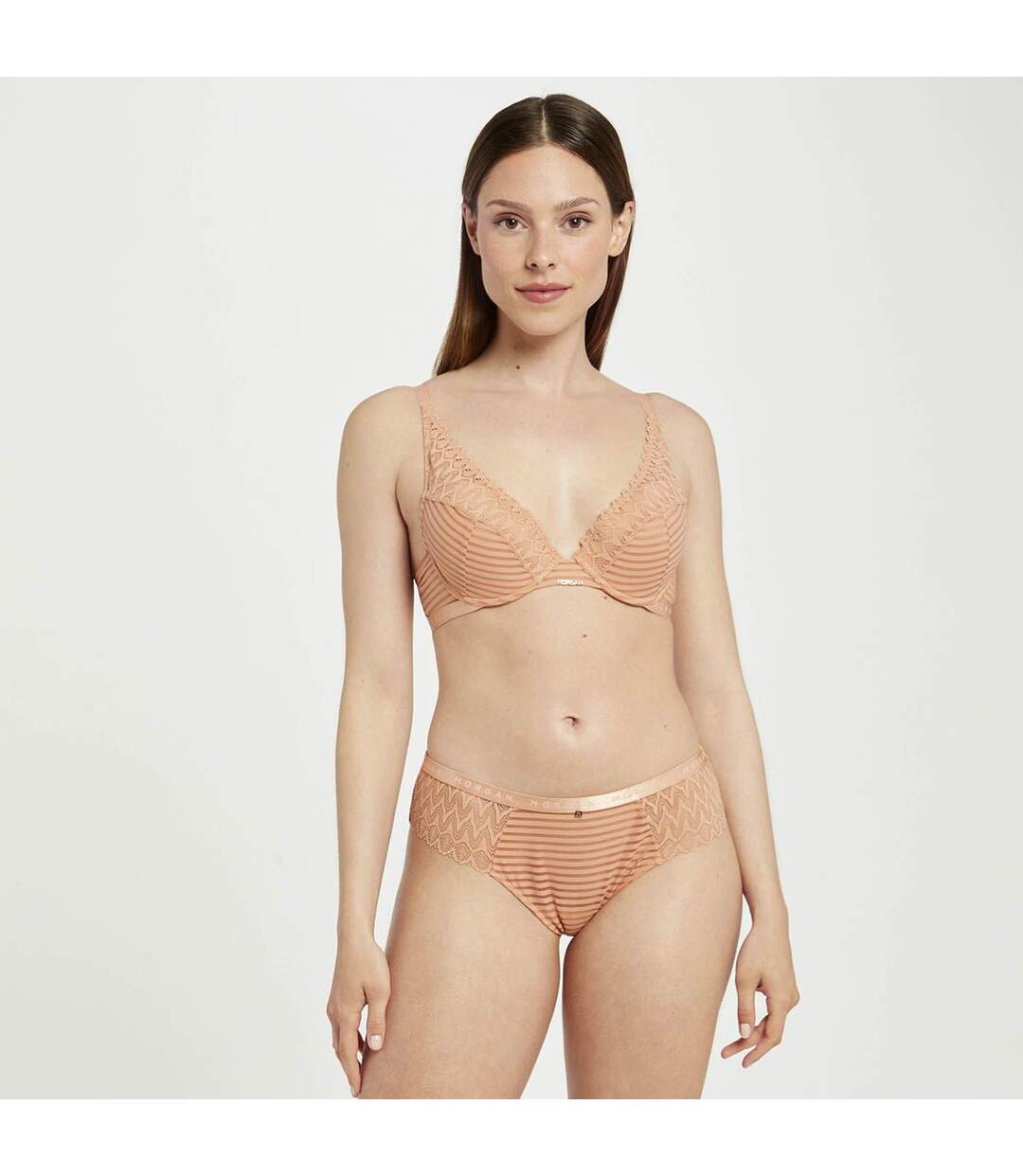 Soutien-gorge ampliforme coque moulée nude Célia