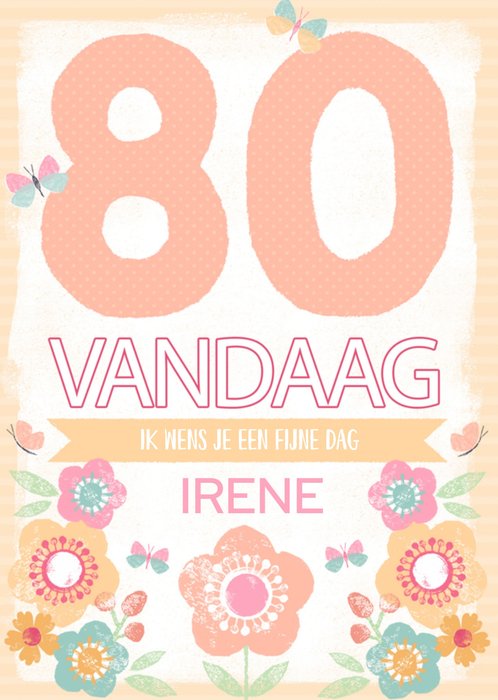 Greetz | Verjaardagskaart | met naam en leeftijd