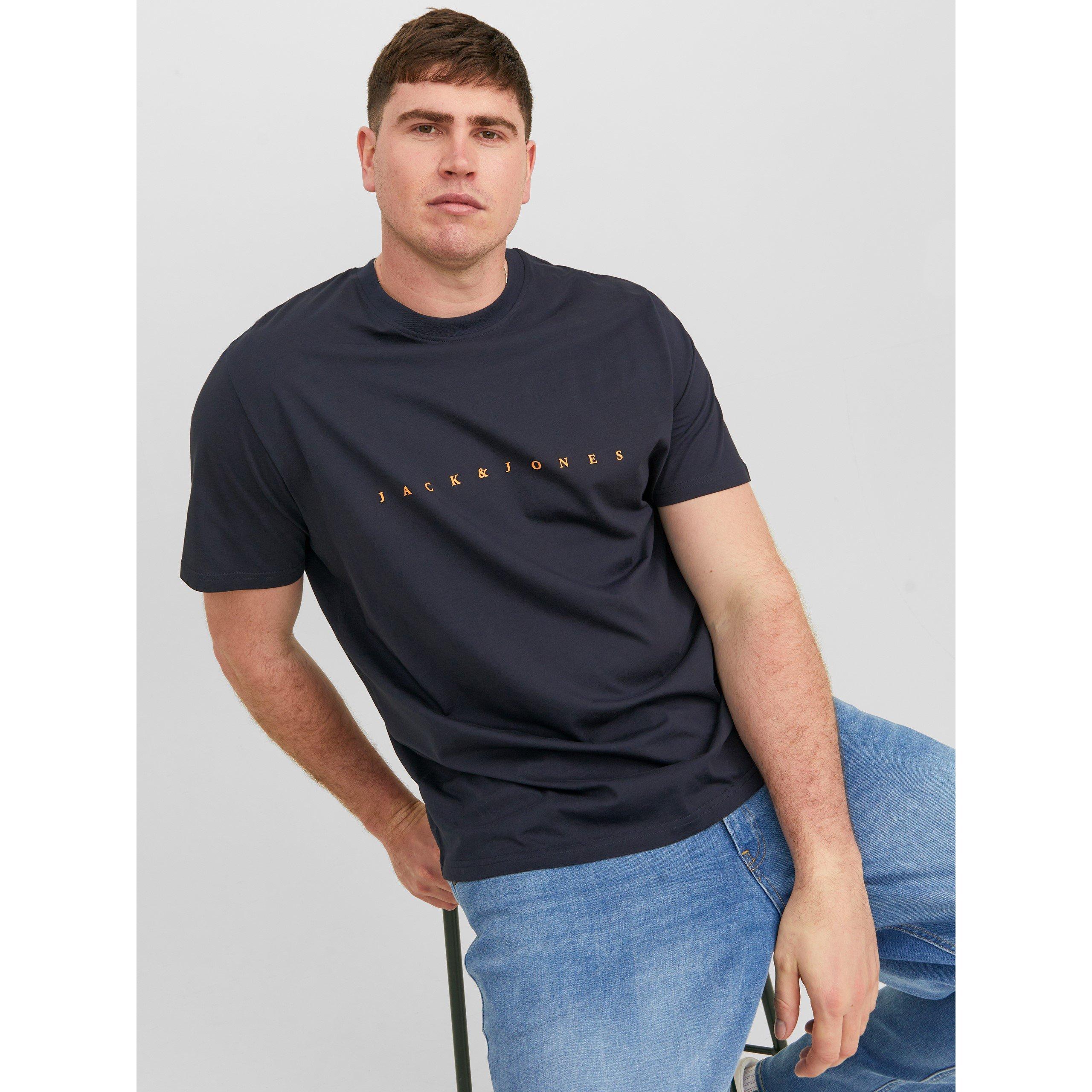 Jack and Jones Jack Star T Shirt Mens Plus Size