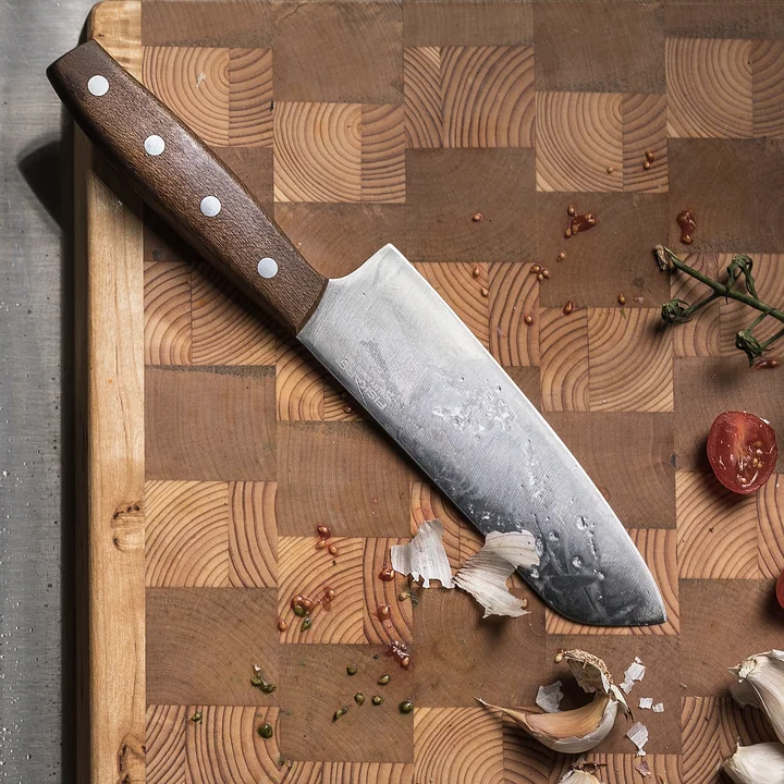 Fiskars - Norr Gemüsemesser 12 cm, Edelstahl / Ahorn