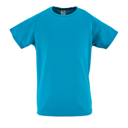 Camiseta esportiva com mangas raglan