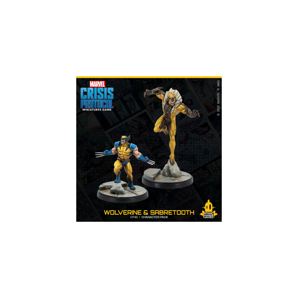 Marvel Crisis Protocol - Wolverine & Sabertooth
