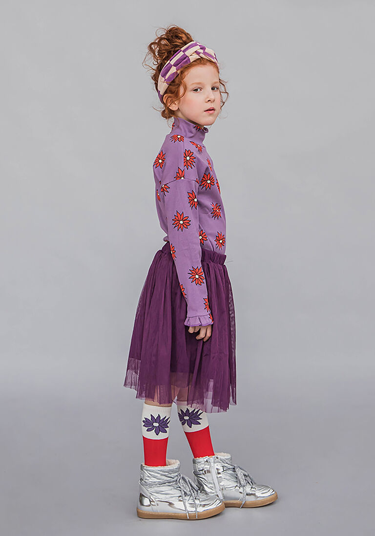 CARLIJNQ paarse carlijnq minirok basics-tutu