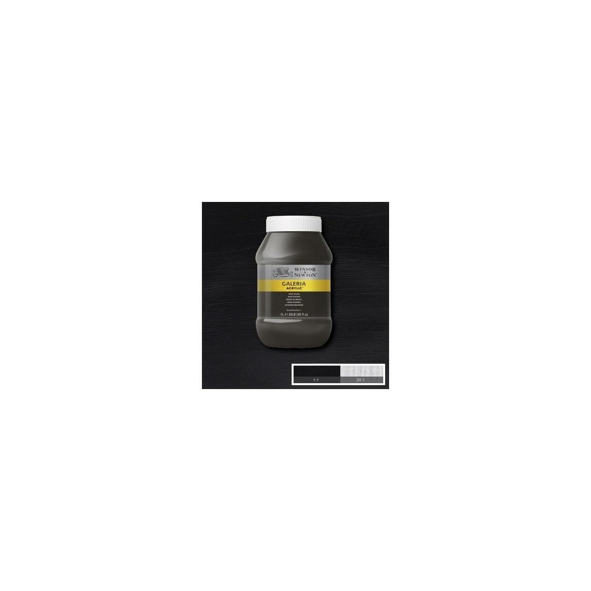 Galeria Acrylic 1L Ivory Black 331