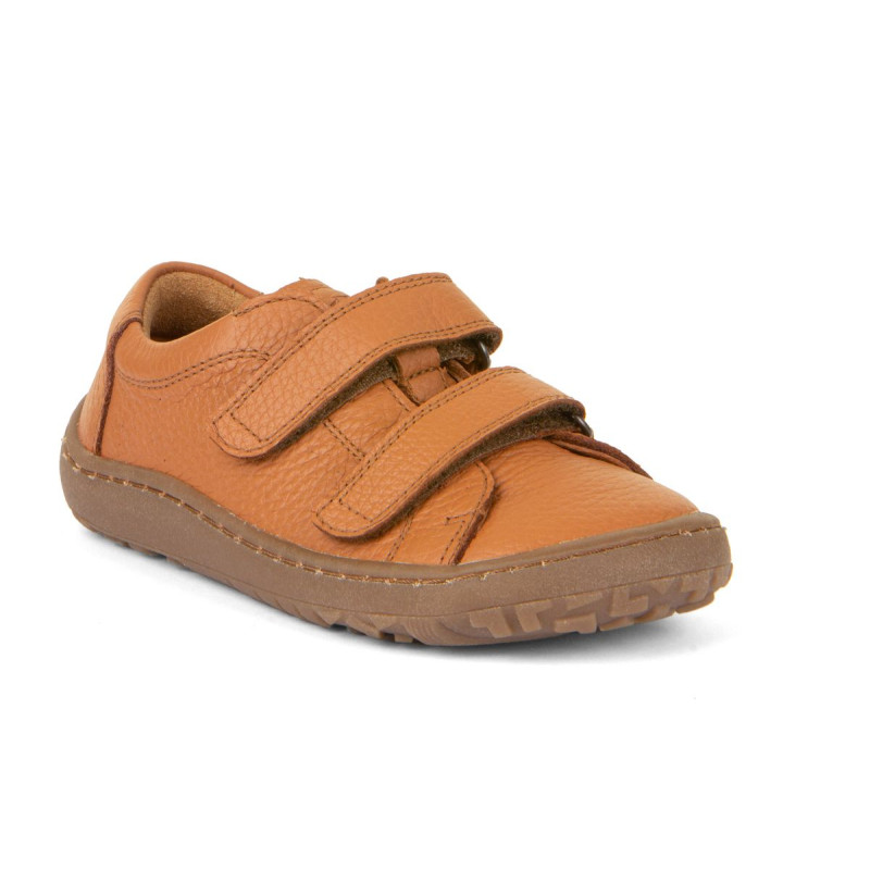 Froddo Froddo Barefoot Cuir Velcros Cognac