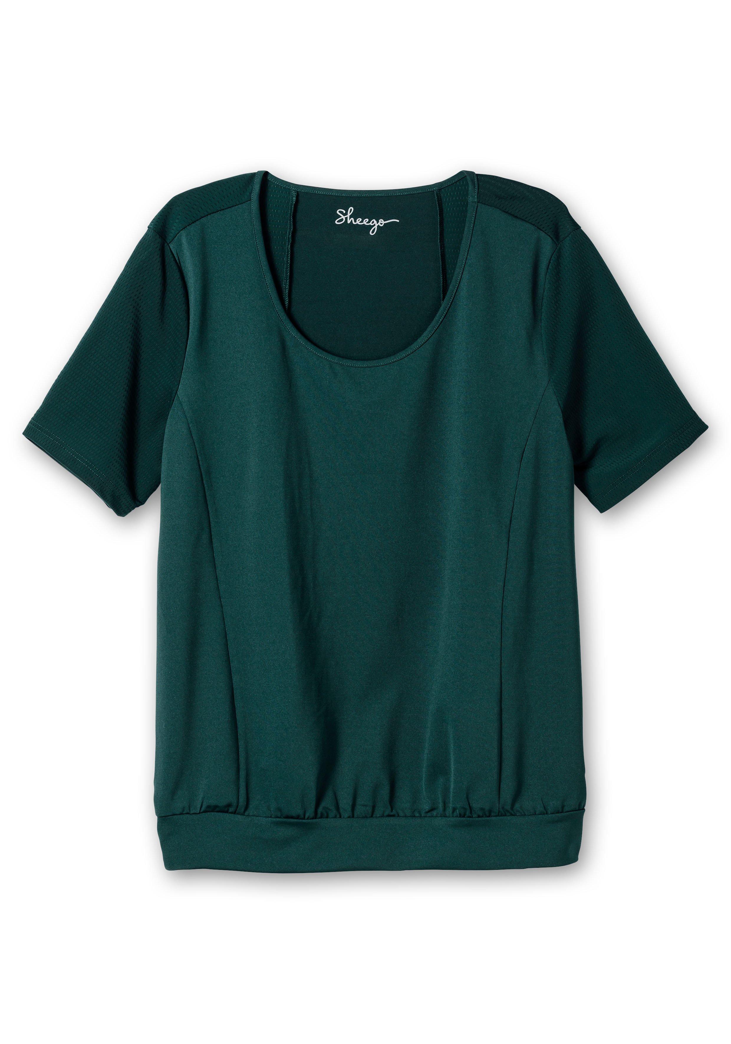 Funktionsshirt mit elastischem Saumbündchen