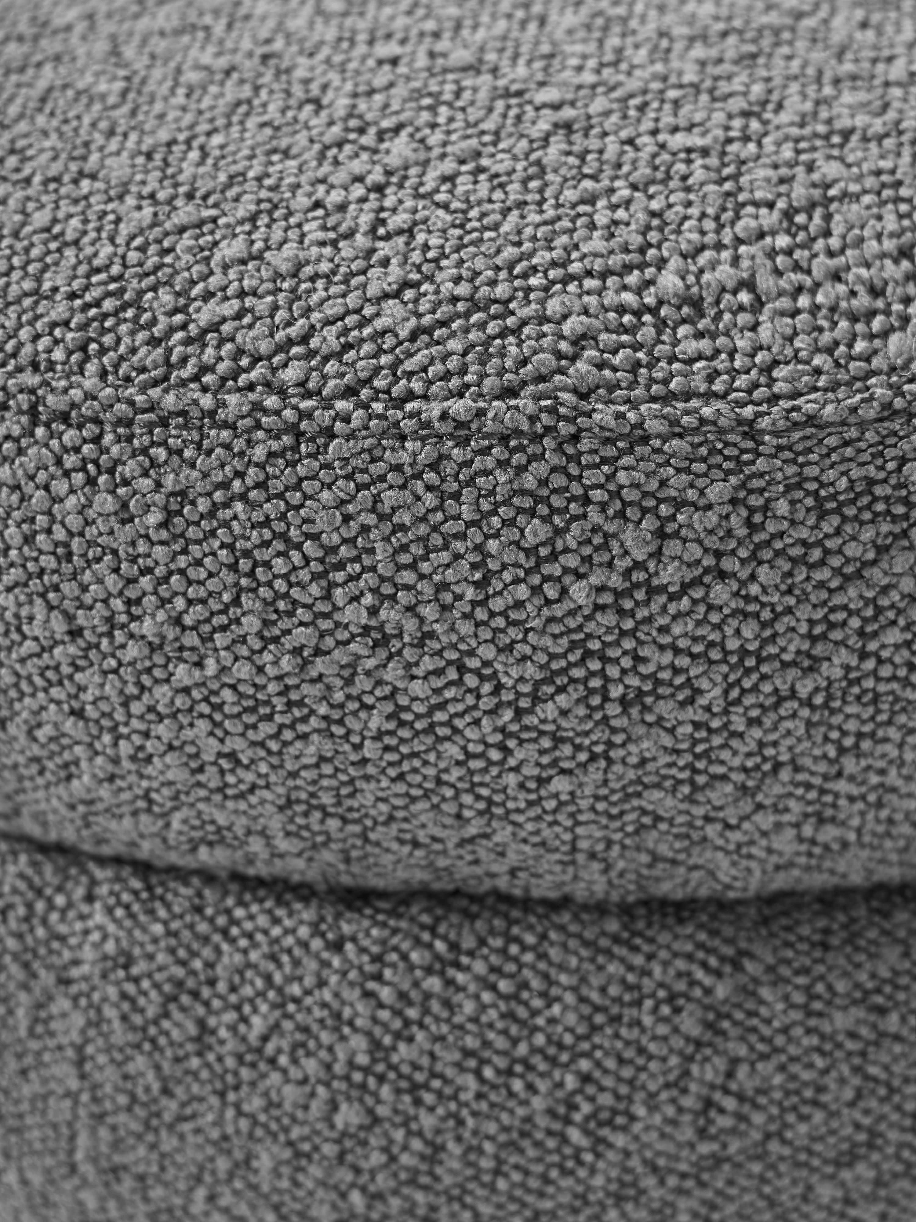 Bouclé beklede poef Alto