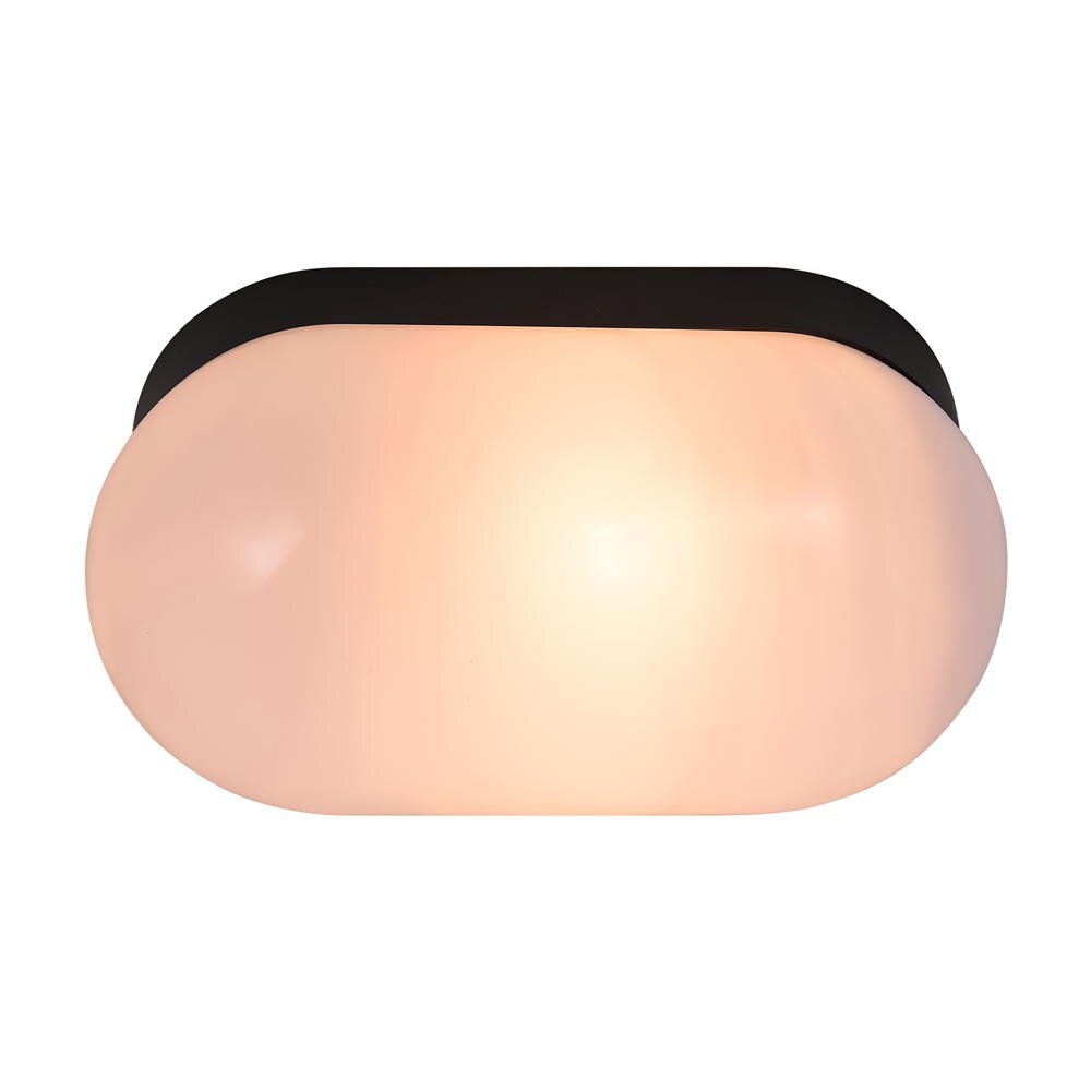 Wandlamp Foam Oval in zwart E27 IP44