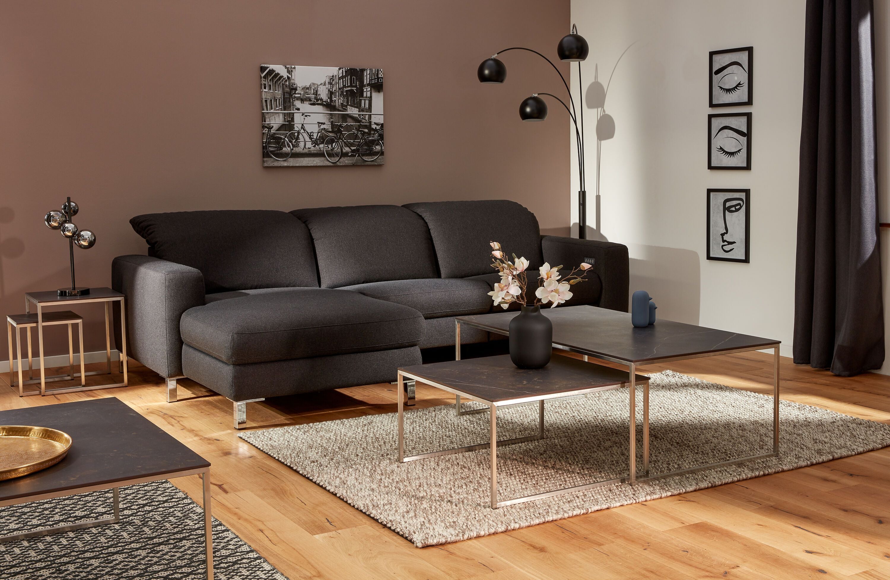 FONZO Teppich - Natur / B: 160.0 cm x T: 230.0 cm