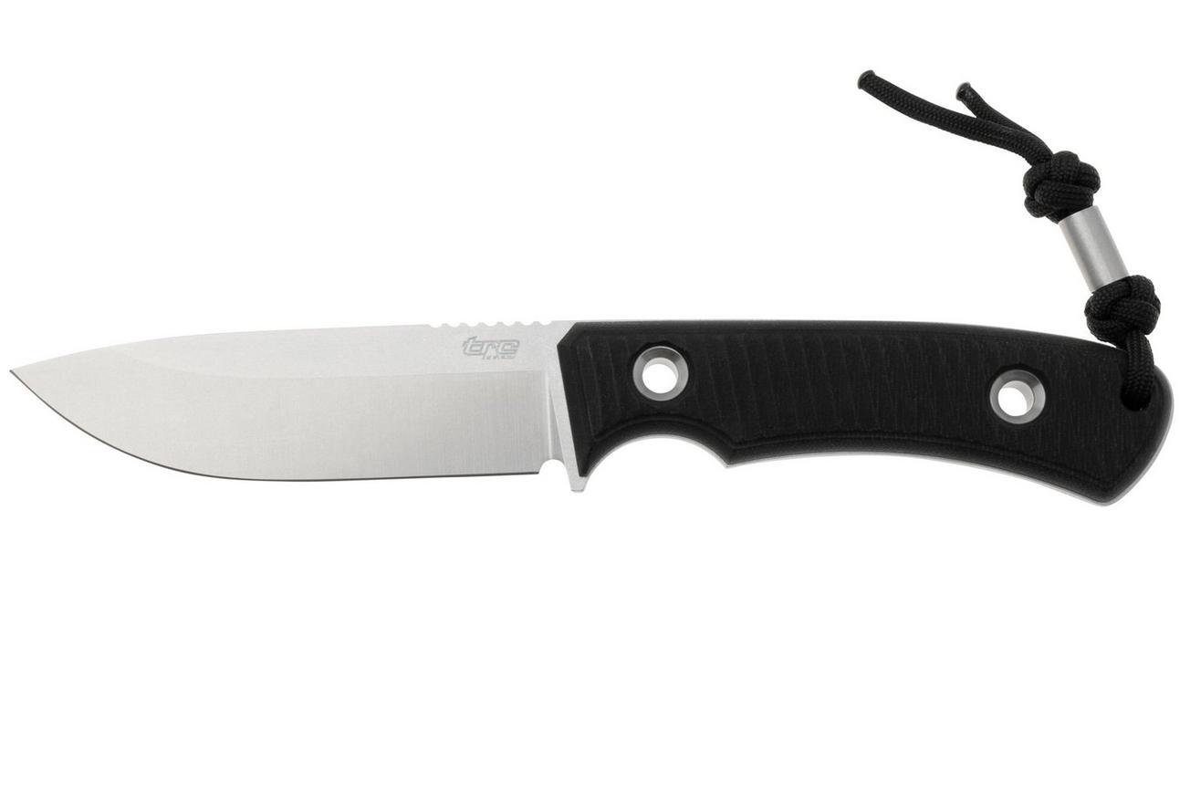 TRC Knives Polheim Magnacut Black Canvas Micarta, survivalmes