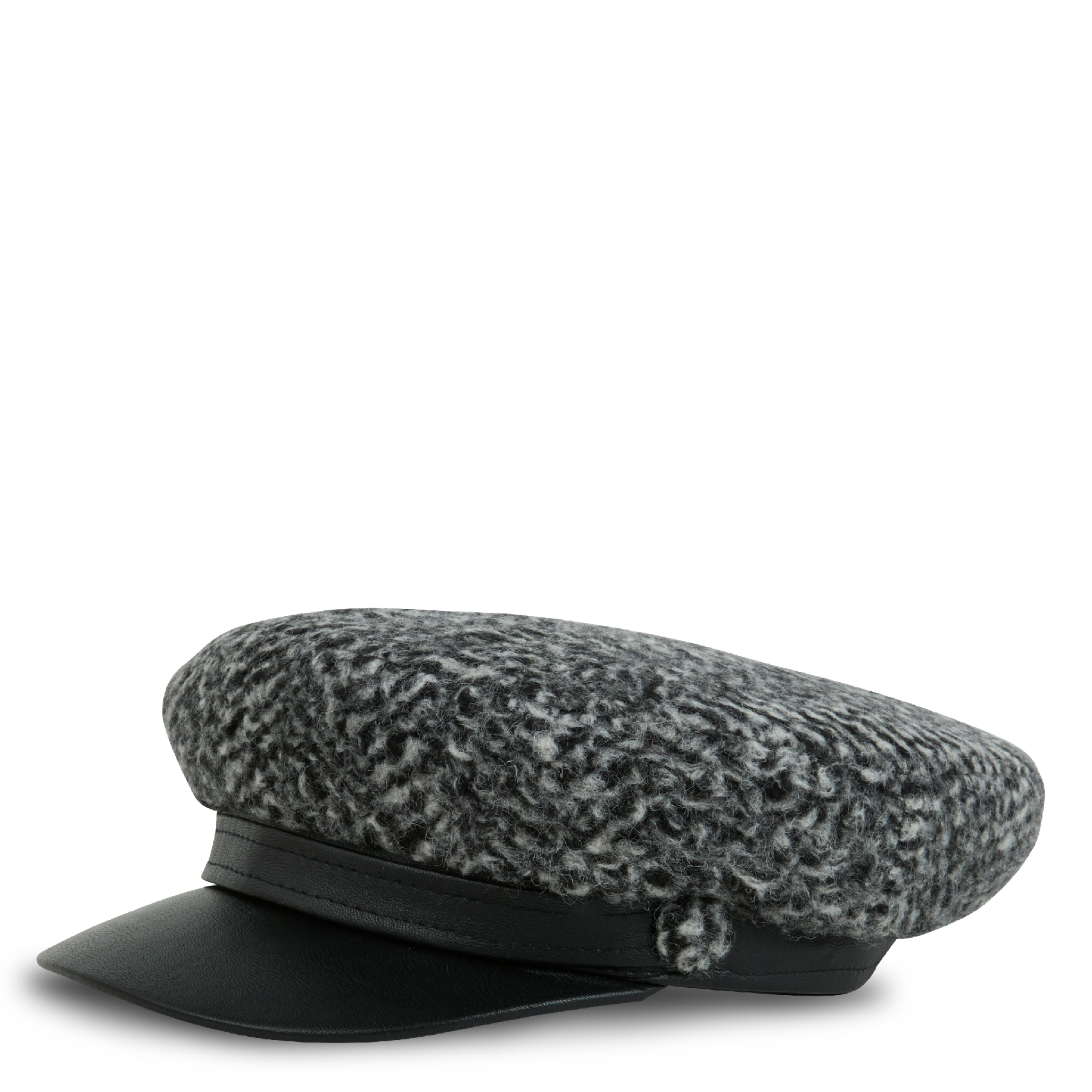 Bonnet avec broche| Blanc