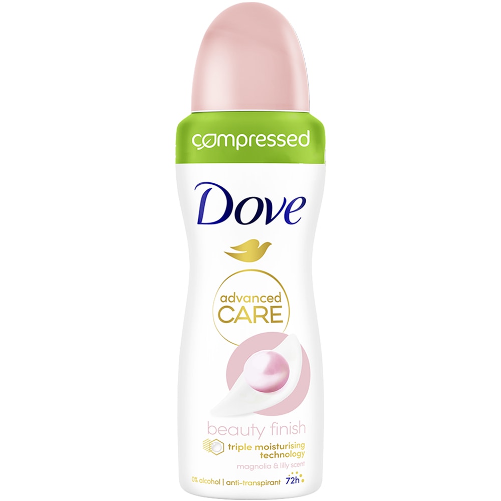 Déodorants spray compressé - Beauty finish - 2 x 100 ml