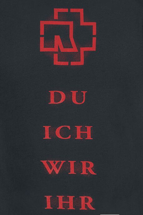 Du-Ich-Wir-Ihr | Rammstein T-Shirt Manches courtes