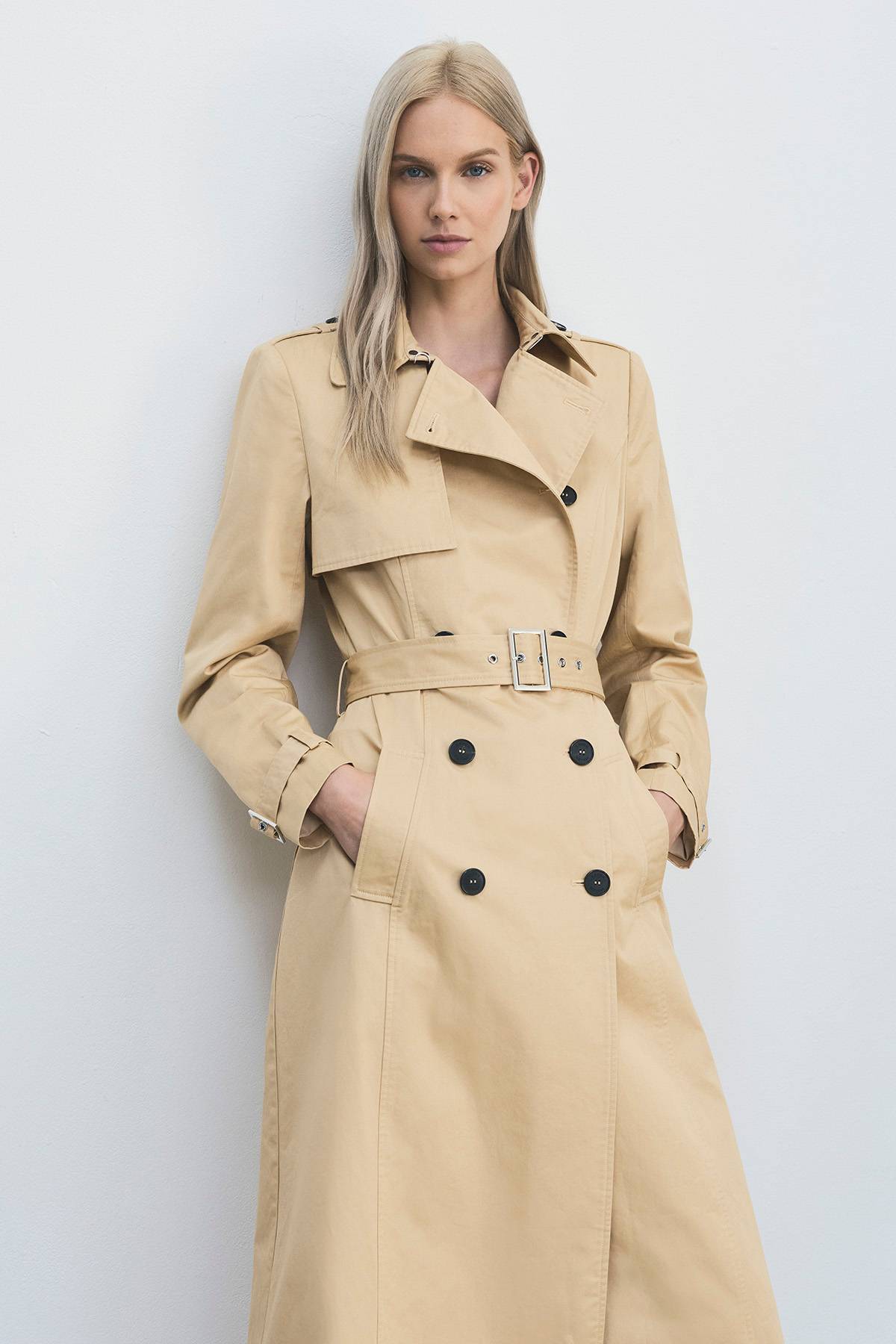 KarenMillen Trench-coat classique ceinturé sur mesure