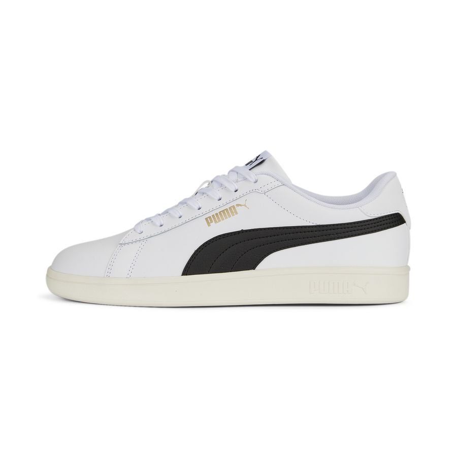 PUMA Chaussures Smash 3.0 - Blanc/Noir/Doré