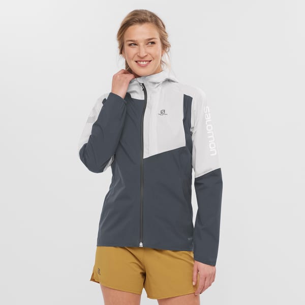Veste trail SALOMON BONATTI TRAIL WP JKT W EBONY/WHITE