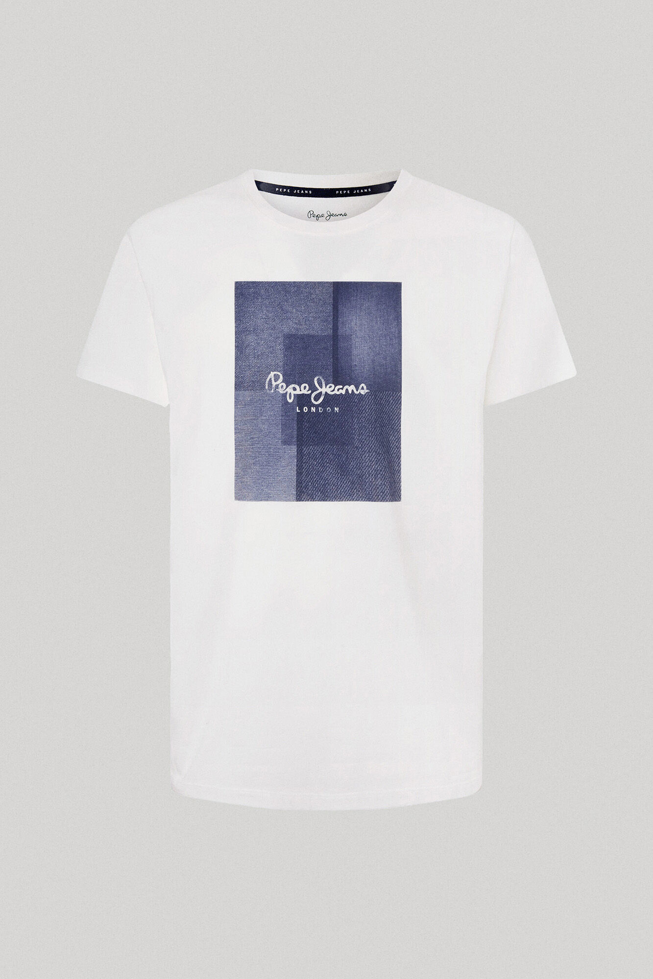 Camiseta com estampa de logotipo
