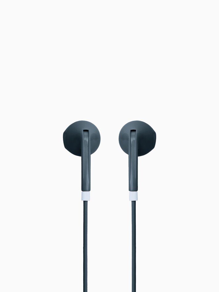 Fones de ouvido Bluetooth com microfone e controles de reprodução - Cinza