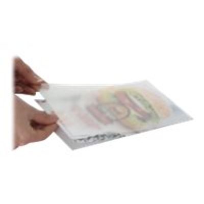 Promocome - Protège-visuel anti-reflet en PET pour socle bois - A4