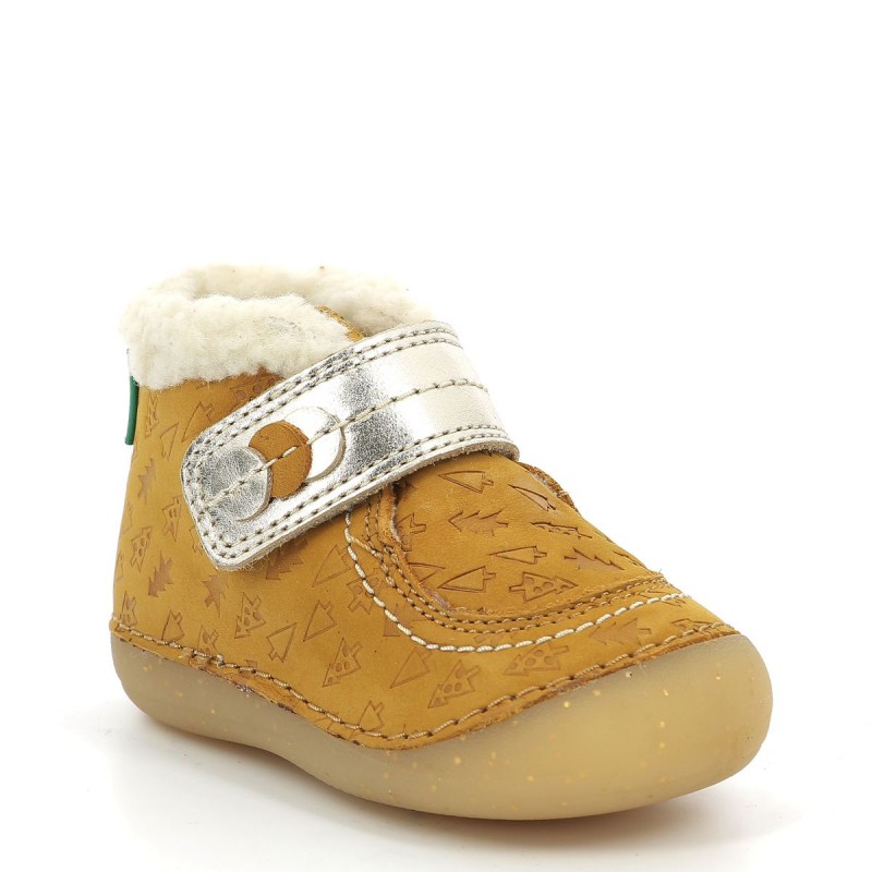Kickers Kickers So Schuss Fourrées Jaune