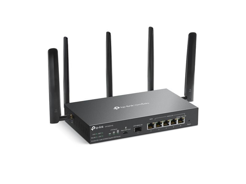 TP-Link LTE-Router ER706W-4G Omada 4G  Cat6 AX3000 Gigabit VPN Router